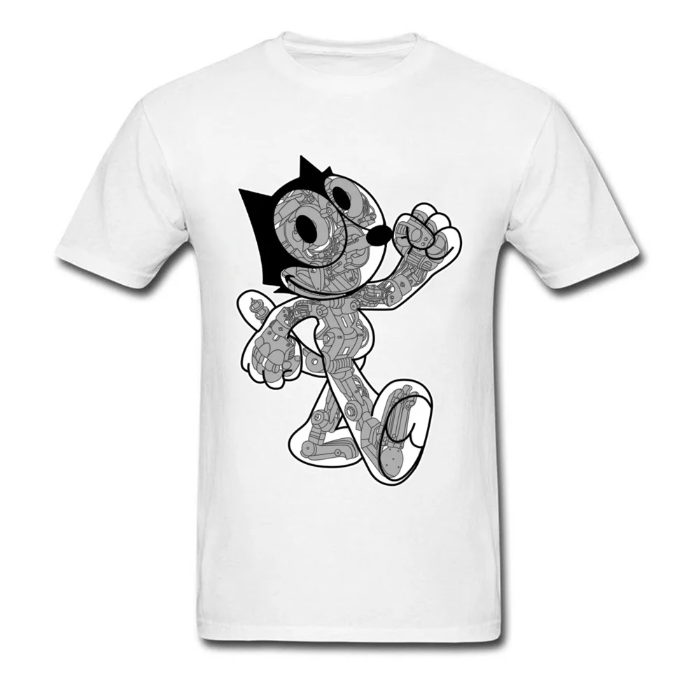 

Lasting Charm Robot Cat Men Sports T Shirt Game Sports T-shirt Tshirt Blue Geek Guys