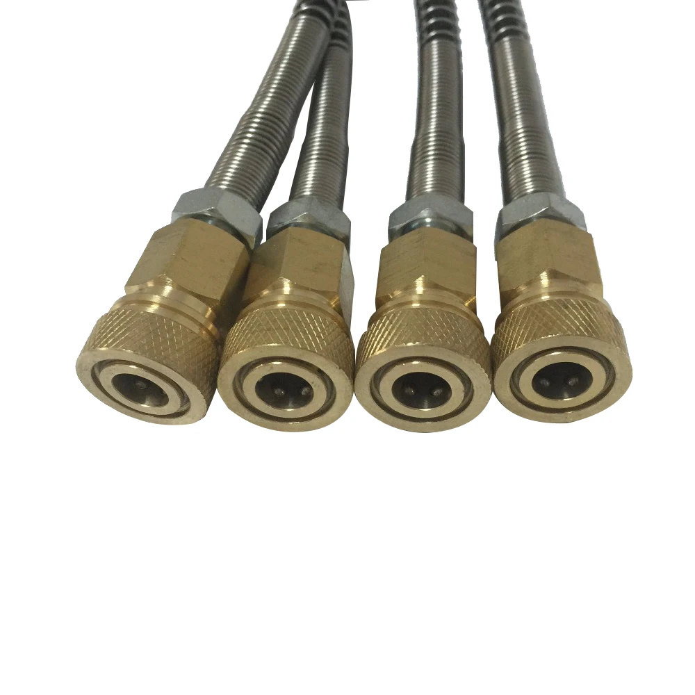AC9000 300Bar الألوان دبابات عبوة أيرغون/Airifle/كوندور اطلاق النار ل PCP مضخة ملء محطة خرطوم مع الإناث سريعة موصل