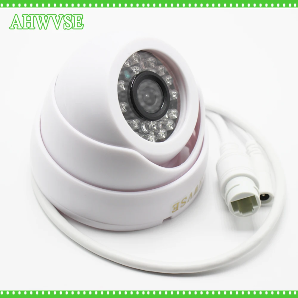 AHWVSE PoE камера 720P 960P 1080P CCTV безопасности HD сети Крытый IRCUT ночного видения ONVIF H.264