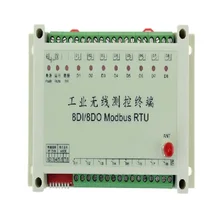 8 Way Wireless I/O Module 2KM-3KM Remote Control Solenoid Wireless Water Valve Control 433MHZ On-Off Module KYL-818
