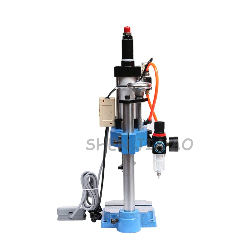 Single column pneumatic press JNA63 pneumatic punching machine small adjustable force 200KG pneumatic punch 110/220V 1PC Single column pneumatic press JNA63 pneumatic punching machine small adjustable force 200KG pneumatic punch 110/220V 1PC
