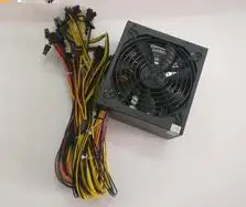 

free shipping Gold POWER 1300W kenwei 1300W BTC power supply for R9 380 RX 470 RX480 6 GPU CARDS well tesred working