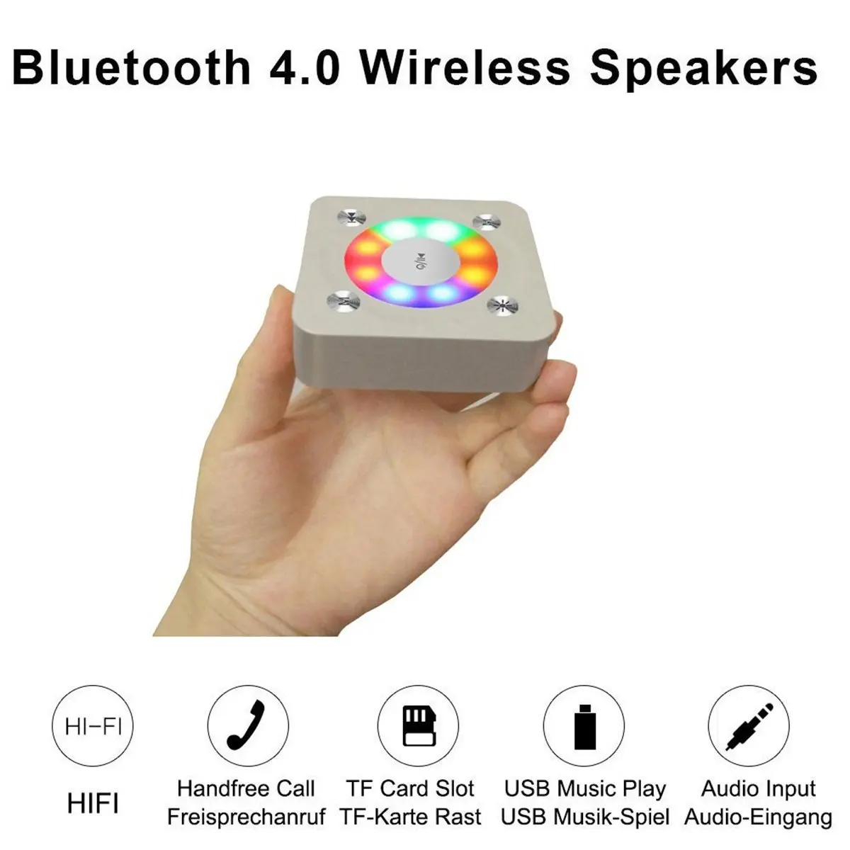 Portable Wireless Bluetooth small Speakers mini size outdoor Travel Stereo Music Loudest Sound for laptop PC and mobile A9