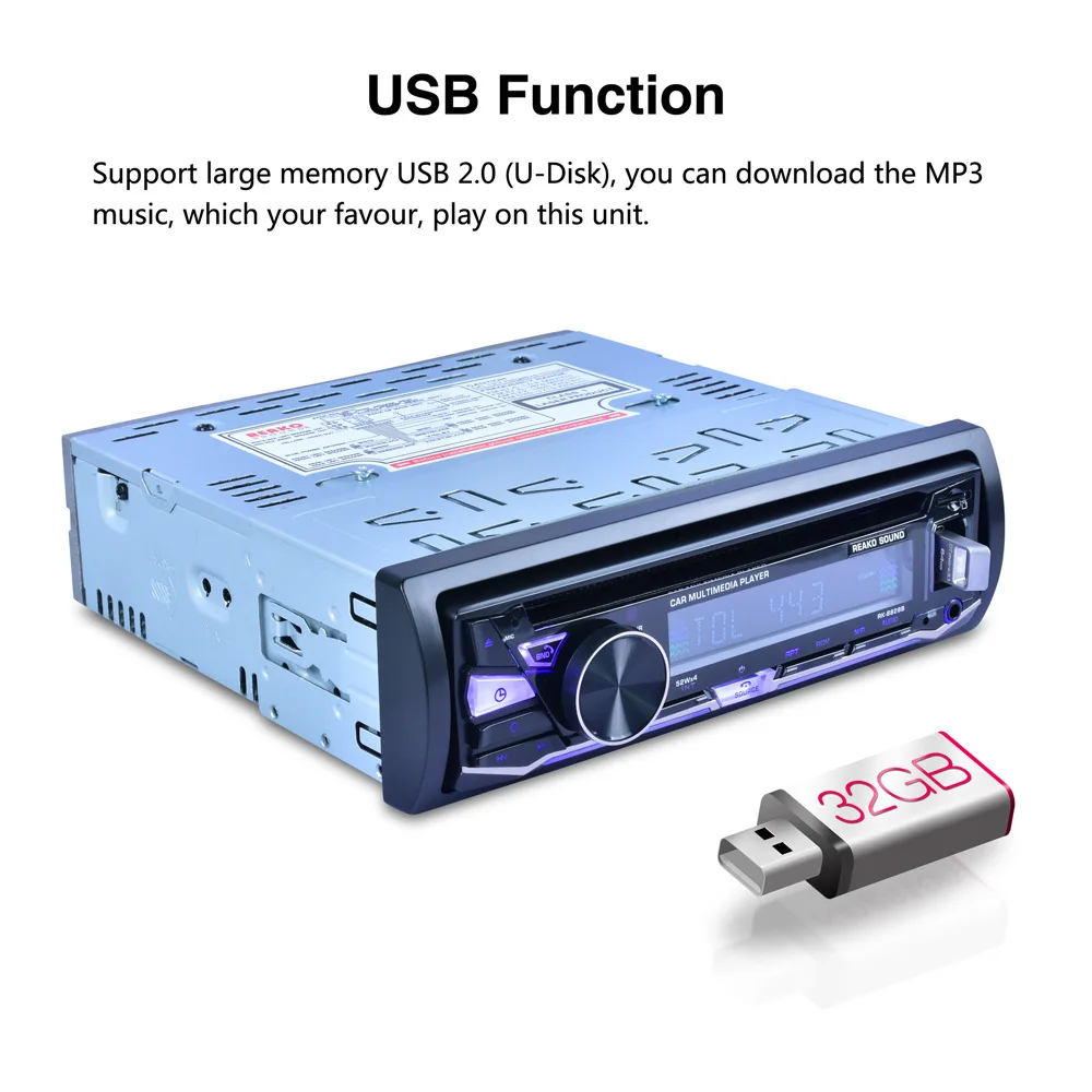 Hands-free Универсальный 1 din один 1 лучшая цена Автомобильный dvd-плеер CD USB sd-карта FM Auxin bluetooth Авто Радио MP3 стерео аудио зарядка