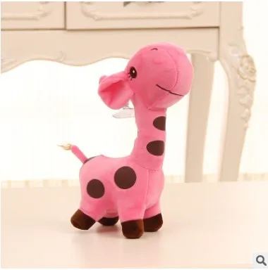 Горячая 18 см милый жираф плюшевые игрушки подарок на день детей подарок на день рождения свадебный подарок - Цвет: pink