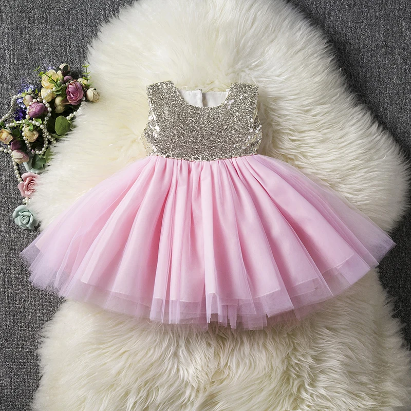 Нарядное От 1 до 2 лет платье для маленьких девочек на день рождения; Детские платья для девочек; вечерние платья принцессы для малышей; платье на крестины; одежда