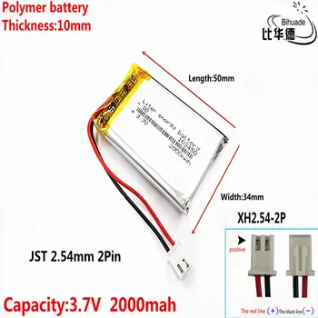 

Free shipping Small pudding kid-learning story machine 103450 general charging 3.7 v lithium polymer battery 2000 mah batteries