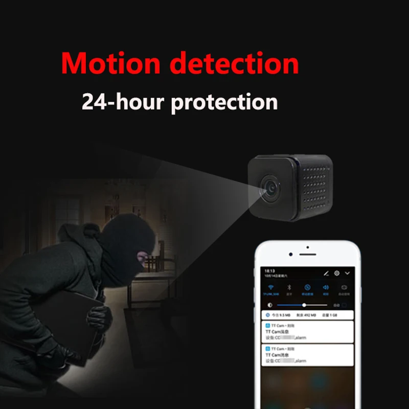 Skup Niewidoczna wersja nocna Wifi IP Mini kamera bezprzewodowa 1080P do nagrywania wideo obsługa zdalnego sterowania przenośny rejestrator pk q7