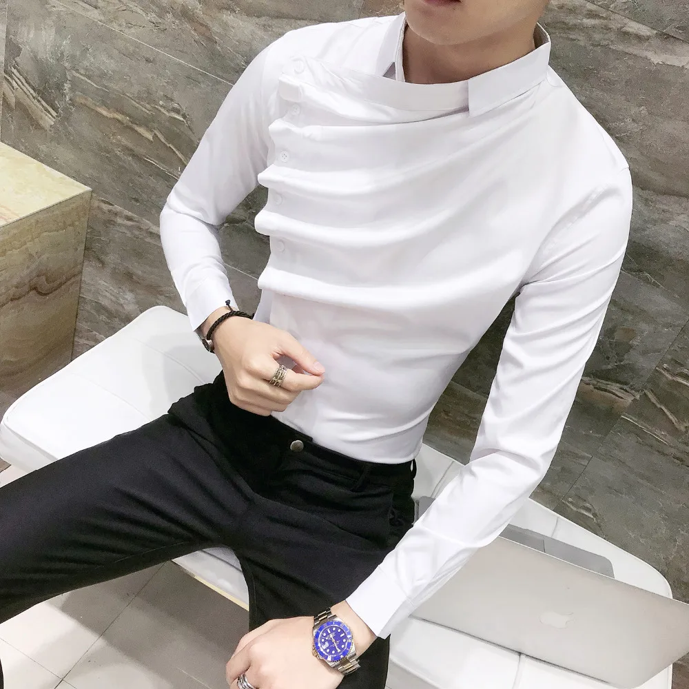 Autumn Men Shirt Fashion 2021 Korean 