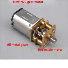 GA12-N20 Reducer Motor (4MM Shaft), Miniature Low Speed Motor, Robot Motor, Metal Gear Reducer