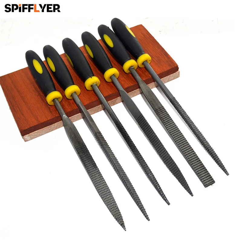 Лидер продаж 6 шт. металл файл Мини Ассорти скрежет Алмазной Иглой файла Repair Tool