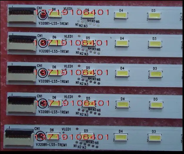 Для TCL L32P7200-3D Статья лампа V320B1-LS5-TREM1 1 шт = 36LED 403 мм