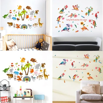 

Feiqiong Adhesive Cartoon Sticker Adorable Wall Sticker For Baby Bedroom Living Room Decor 2019 Decals Cartoon Wall DIY Stickers