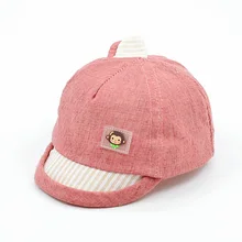 Детская шапка с маленькими ушками, Корейская Повседневная хлопковая детская шапка, Весенняя новая Солнцезащитная шапка для мальчиков и девочек, CS66