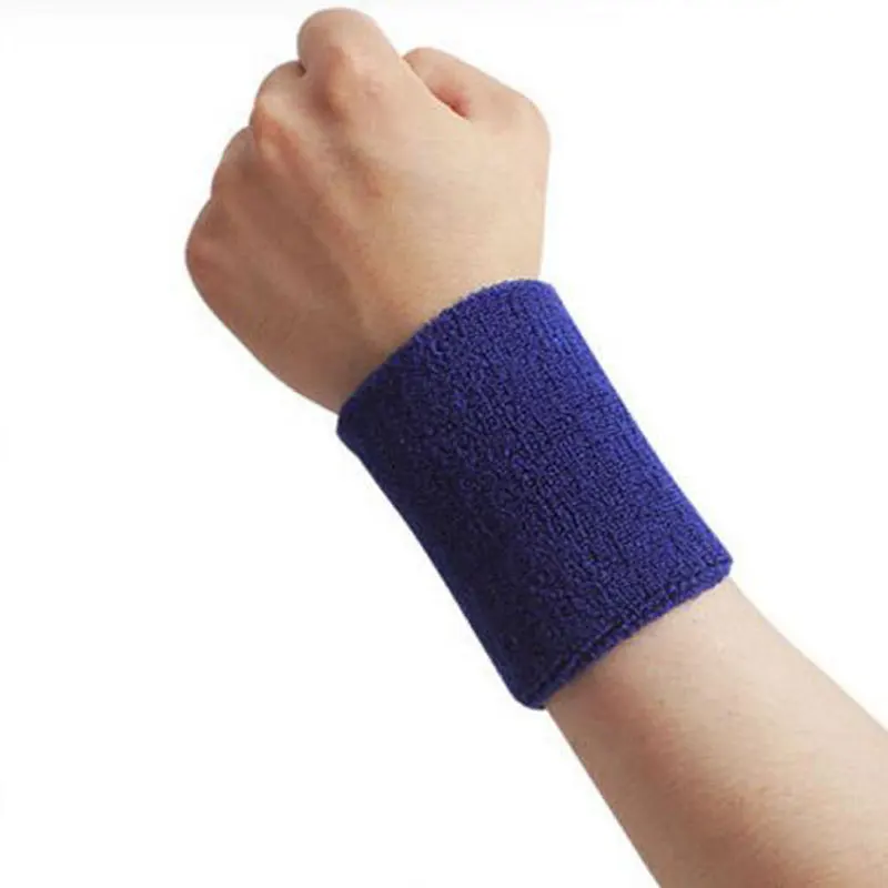 Hot 1 Pair 8 11 15 cm Wrist Support Long Cotton Absorbent Wristguard Basketball Tennis Wrist