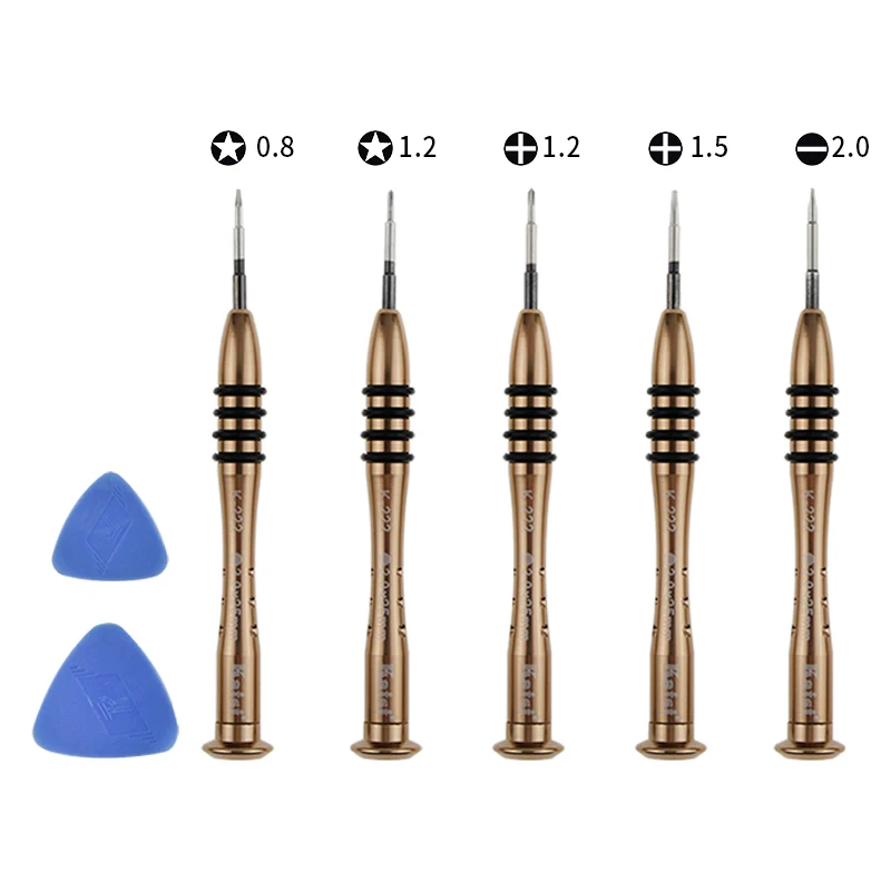 

Kaisi 5222 7 IN 1 Plastic Opening Pick + Precision Screwdriver Set For iPhone iPad Tablet PC Cell Phone Repair Kit
