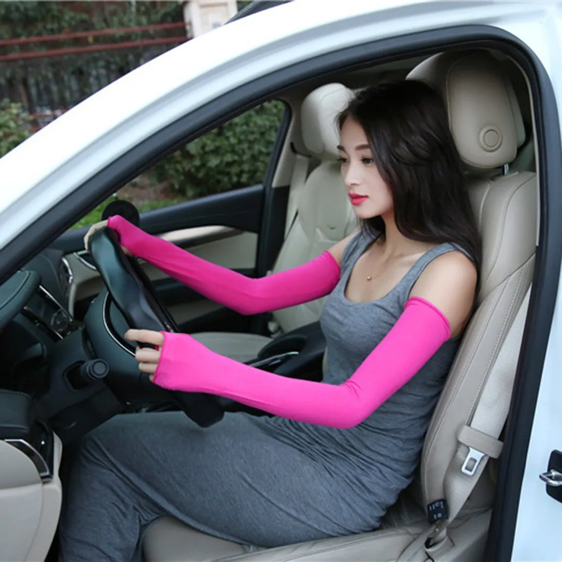

Men Women Arm Sleeves Summer Sun UV Protection Cycling Running Fishing Clambing Driving Long Gloves Sun UV Protection Hand
