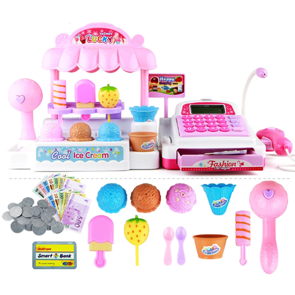 toy ice cream counter
