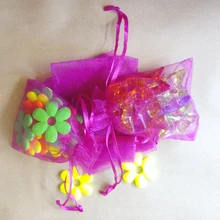 17x23 см 1000 шт/партия рождественские сумки из органзы розовая красная сумка-мешок сумка для пищевых продуктов/Ювелирные изделия/конфеты/Ср Подарочная сумка маленький мешочек для упаковки