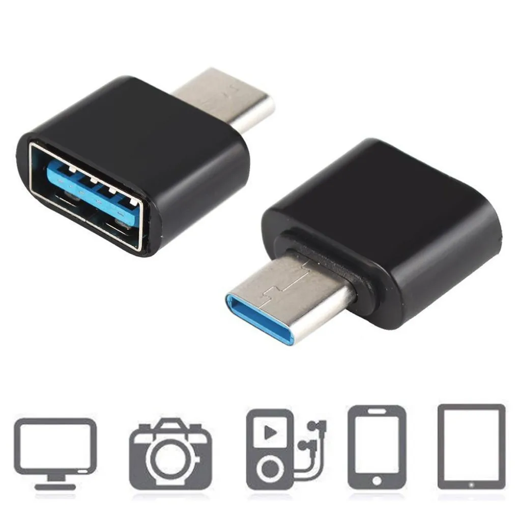 1 шт. тип c OTG к USB2.0 3 разъем адаптера для samsung huawei телефон высокоскоростные