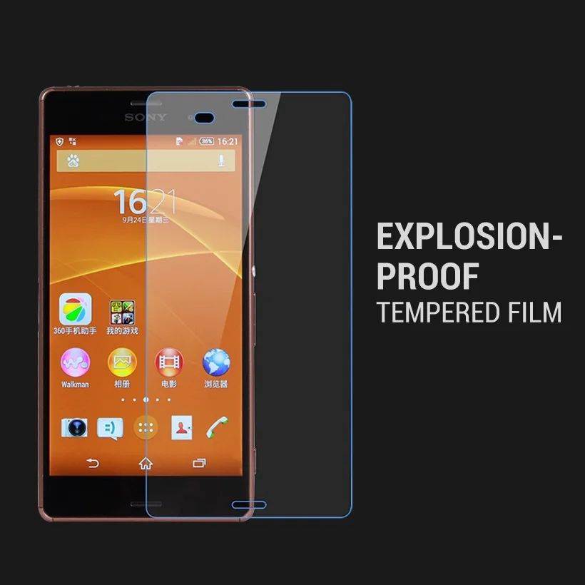 Защитное закаленное стекло McCollum для sony Xperia Z3 L55U D6603 D6643 D6653 D6616|Защитные стёкла и
