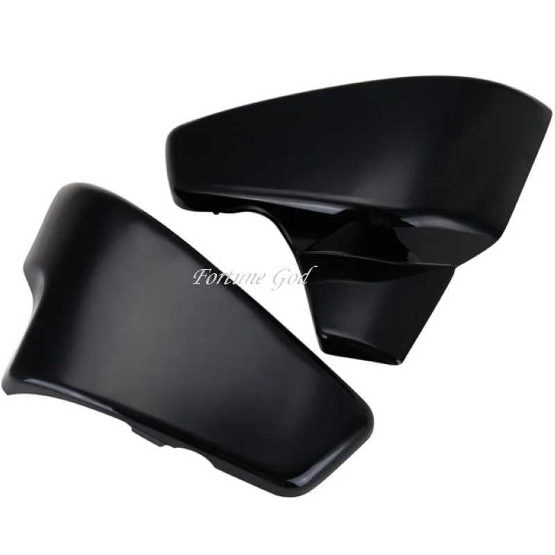 Black font b Battery b font Side Cover For Honda VT 600 Shadow VLX Deluxe Steed