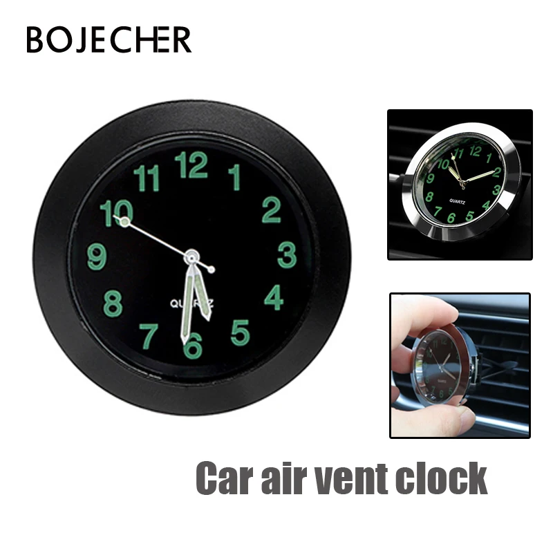 Car Air Vent Quartz Clock Digital clock in car with clip auto air