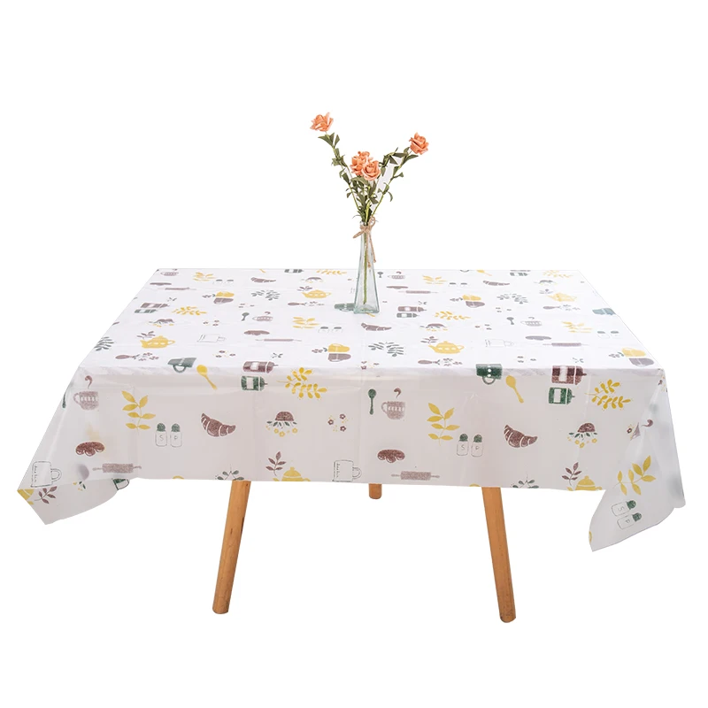 

Waterproof Table cloth Dining Oil Cloth Tablecloths Flower PVC Tablecloth Home Kitchen Tischdecke tafelkleed nappe manteles T-4