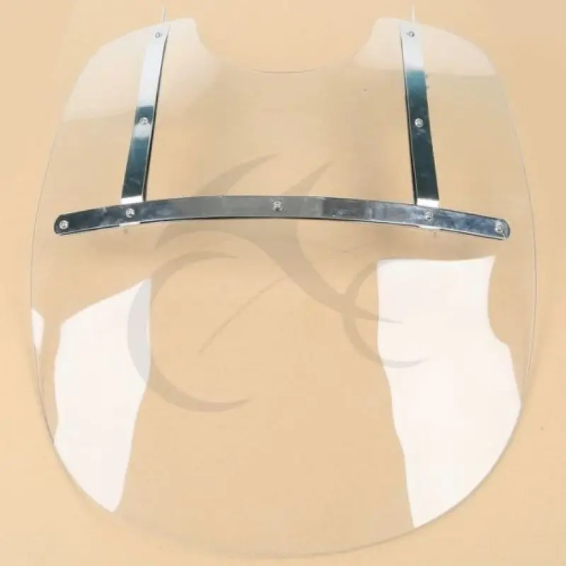 

TMCT Front Clear Windshield Windscreen Bracket Kits For Harley Touring Road King FLHR 1994-2019