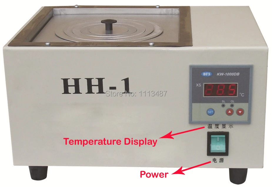 

Single Hole Digital Lab Electric Heated Thermostatic Water Bath Boiler HH-1