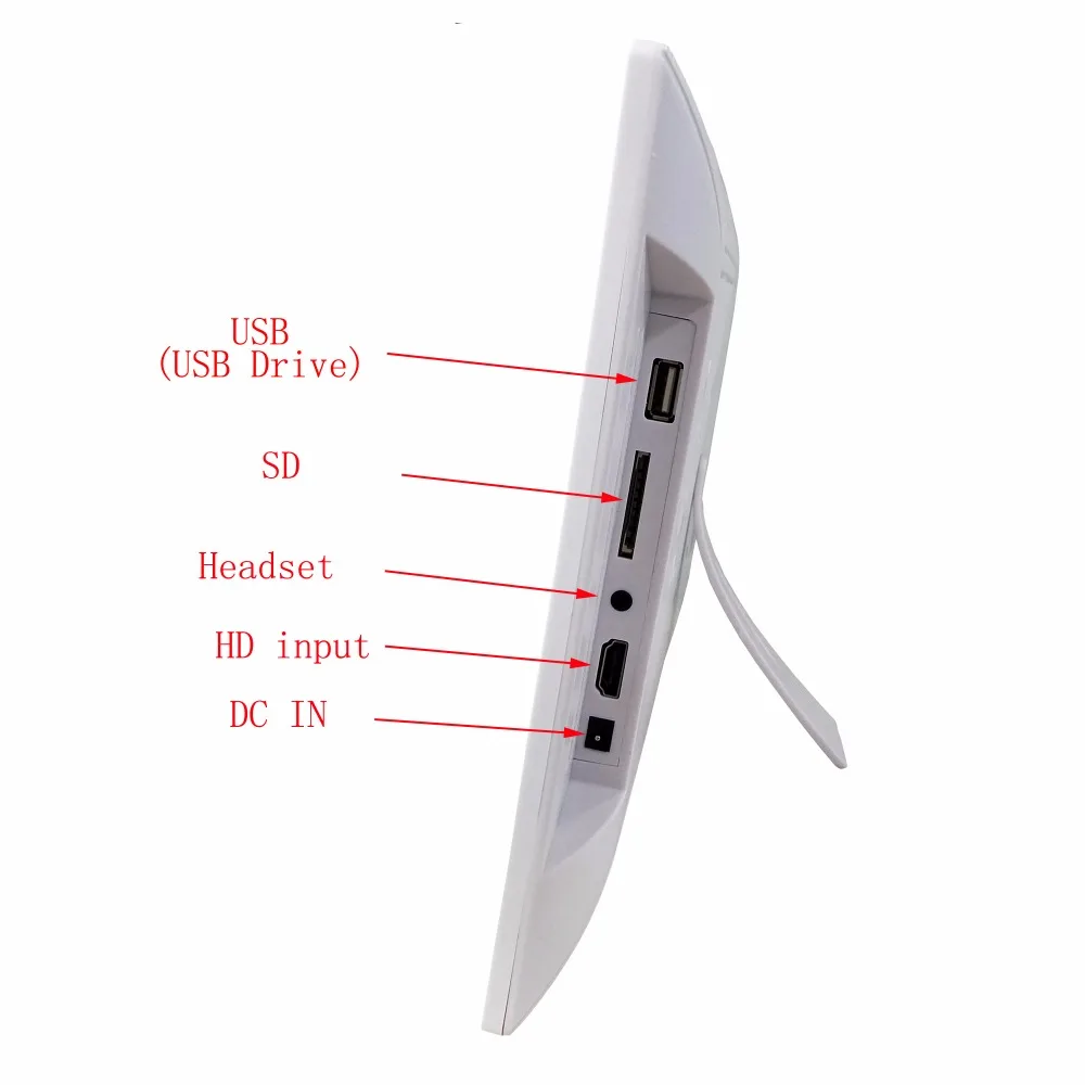 15. 6 дюймов ips HD полный угол обзора Поддержка вертикального и горизонтального видео-изображения плеер Цифровая фоторамка цифровой альбом