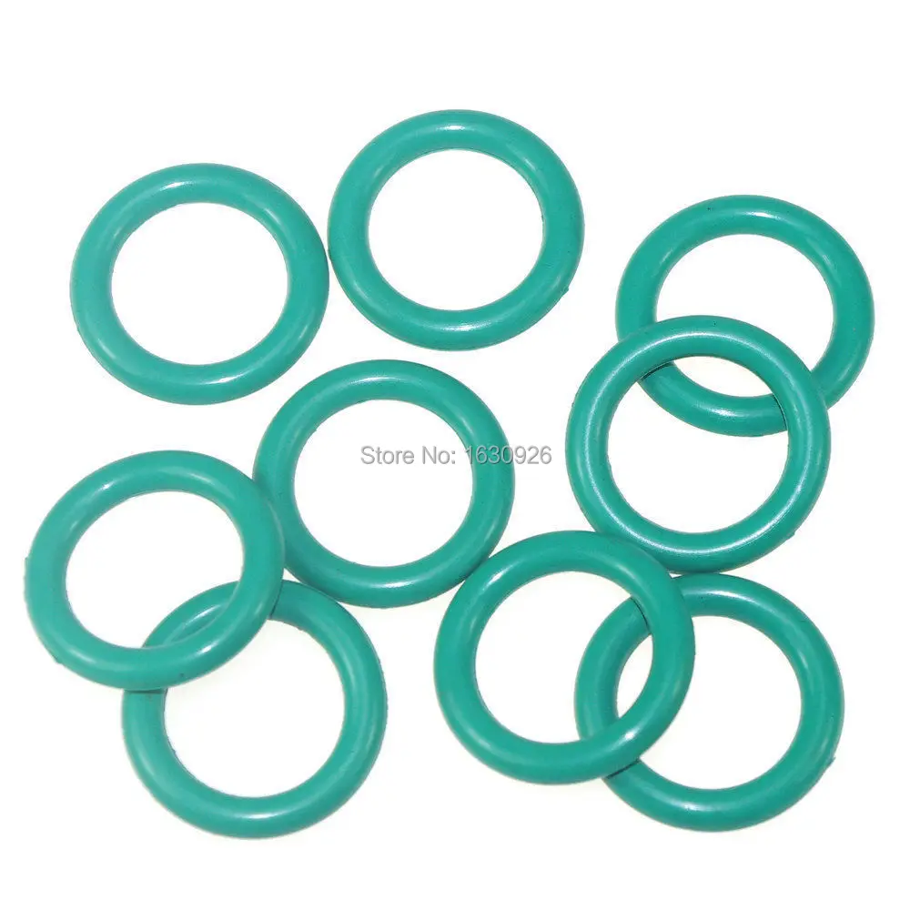 

free shipping QTY50 Fluorine Rubber FKM Outer Diameter 8mm Thickness 1.5mm Seal Rings O-Rings