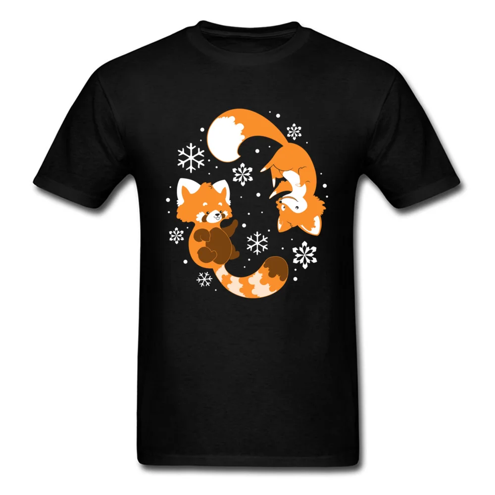 cute creature winter 6127 Summer Autumn 100% Cotton O Neck Tops Shirt Short Sleeve Casual Sweatshirts Oversized Group T-shirts cute creature winter 6127 black