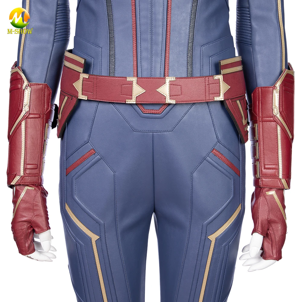 Captain Marvel Cosplay Costume - Custom Made Jumpsuit Outfit for Women, Carol Danvers Halloween Costume image 4