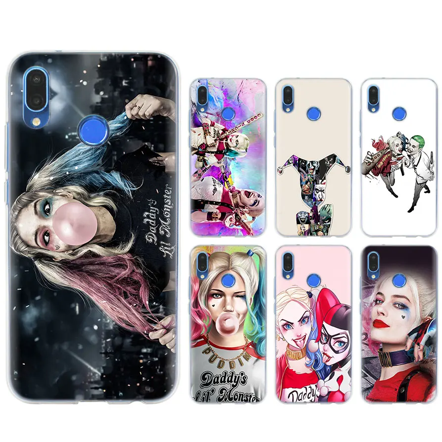 

harley quinn art dc comic Silicone Phone Case For Huawei P10 20 Lite 20 Pro P Smart Mate 10 20 Lite View 20 Coque Fundas