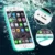 Полный охват водостойкий Чехол чехол для iPhone 5S SE 6 6s 7 8 плюс XS Max XR X 10 силиконовой резины Тонкий чехол 360