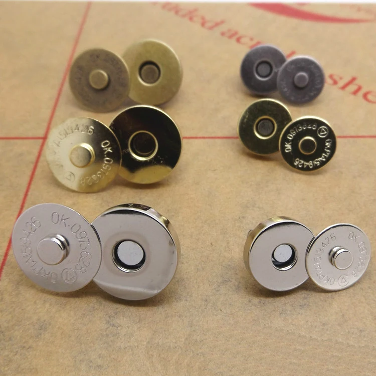 100Set/lot 18mm*5mm Bronze/Silver/Gold/Black Metal Button For