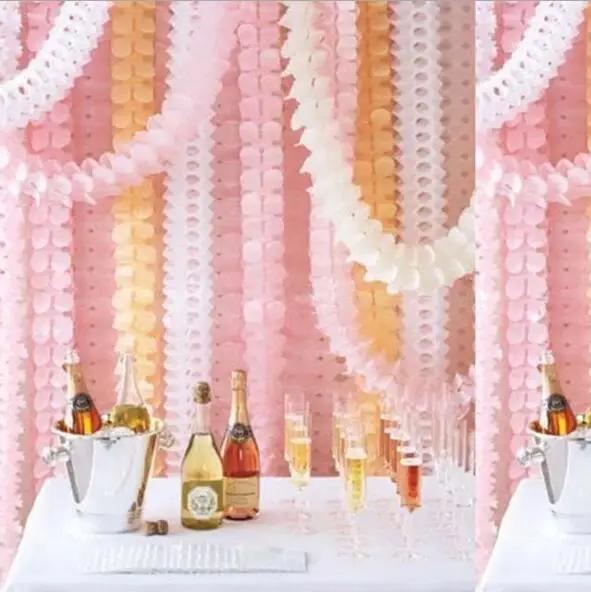 1PCS Colorful Four Leaf Clover Paper Garlands For Home Party Wedding/ Baby Shower /Kids Birthday Party Festival Decoration