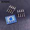 10 piece  PCB for 2  Patch single  op amp  to 1  Plug-in  Double op amp  with 8 pin ► Photo 1/3