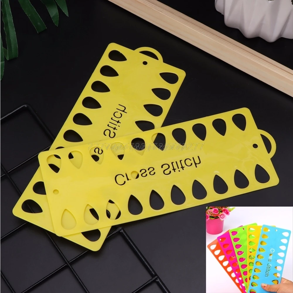 

2pcs Plastic Cross Stitch Row Line Board Embroidery Floss Thread Yarn Organizer Sewing DIY 20 Positions Tool Needles Holder Mr26