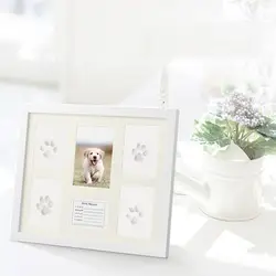 Комплект для новорожденных с принтом отпечатка ноги Keepsake Frames с английской картой Детские DIY подарки памятные украшения