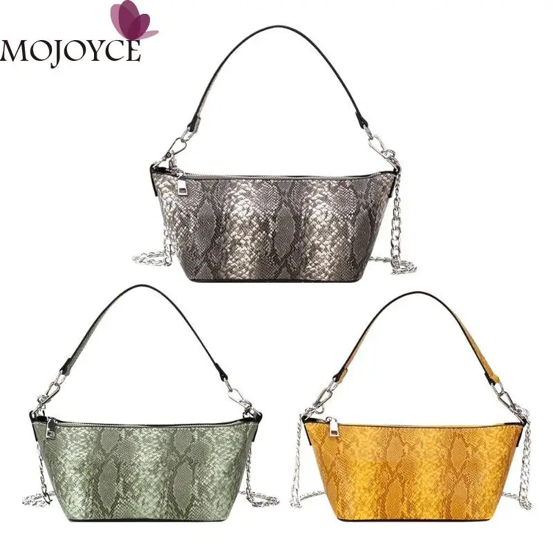 

New Dumpling Shaped Shoulder Handbags Women Snake Print Leather Crossbody Bags Women Snake Print Leather Crossbody Bags