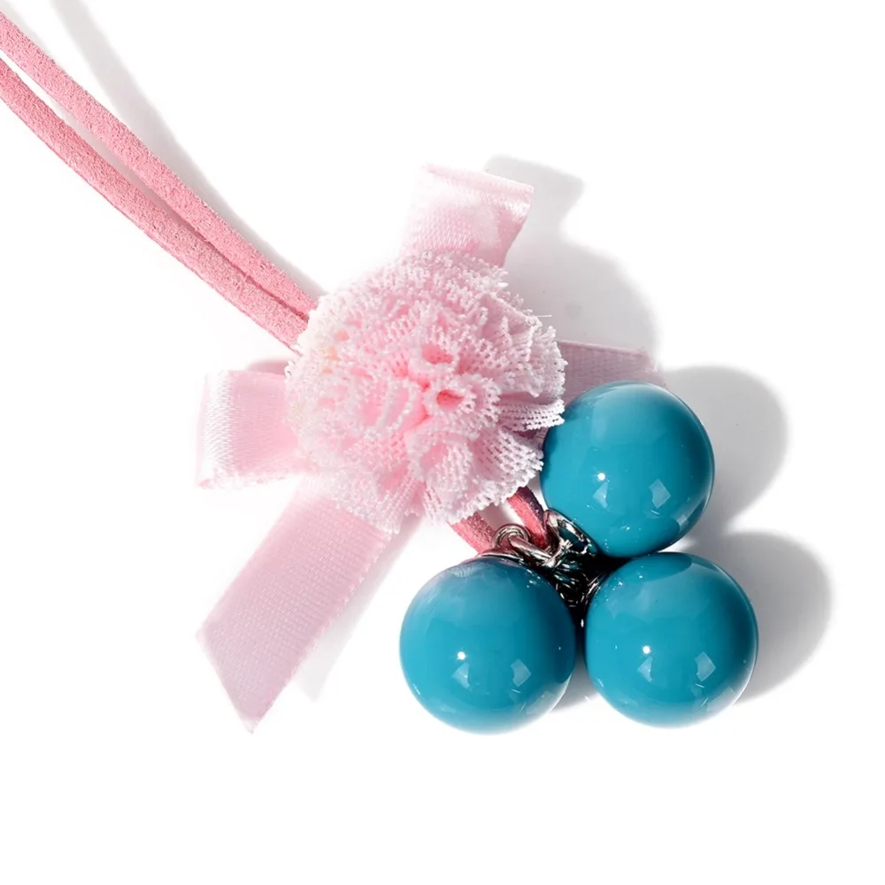 

Korea Handmade Cute Spring Fabric Cotton Flower Ball Star Tassel Kids Children Girl Necklace Apparel Accessorie