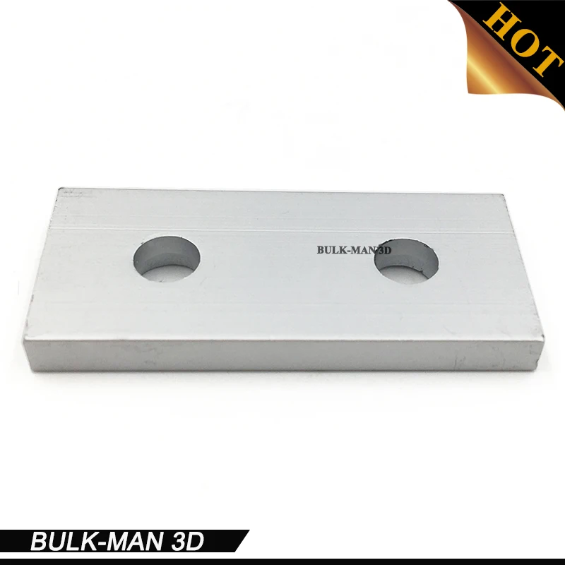 

2 Hole Joining Strip Plate for Openbuilds CNC Router 3D Printer V-Slot 20mm Aluminum Extrusion Profiles