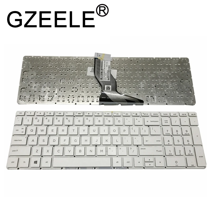 Новинка английская клавиатура GZEELE для HP 17g-br000 17g-br100 17q-bu000 17q-bu100 250 G6 255 256 258 белого