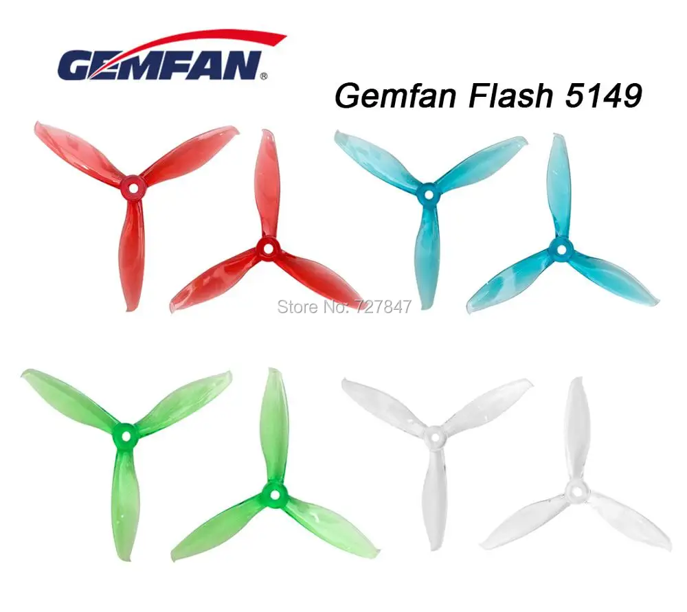 Gemfan 5149 5 inch 3 blade propeller (28)