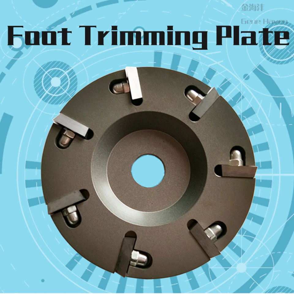 

With 7 Blades Cutter Disk Cattle Electric Hoof Renovation Tool, Horse Repair Hoof Machine for Dairy Farm