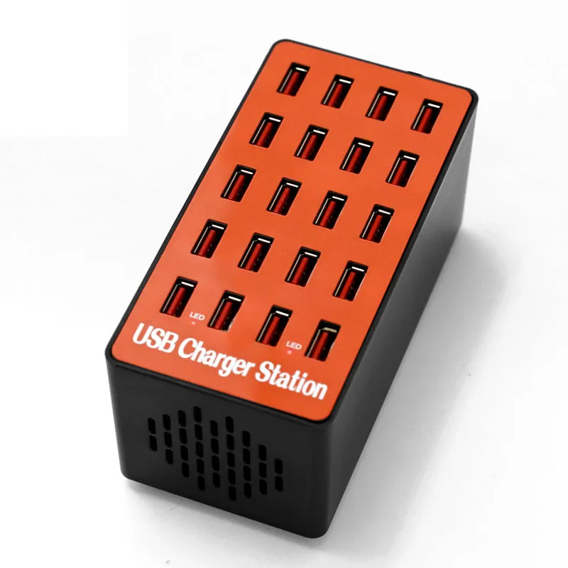 80 Вт 20 портов USB умное зарядное устройство многократное дорожное настенное