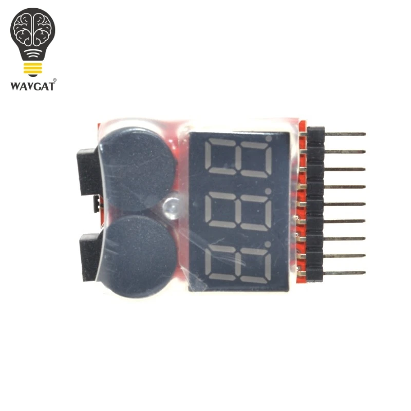 Низковольтный зуммер сигнализации 1 8S Lipo/li ion/Fe Напряжение батареи 2 в тестер самый