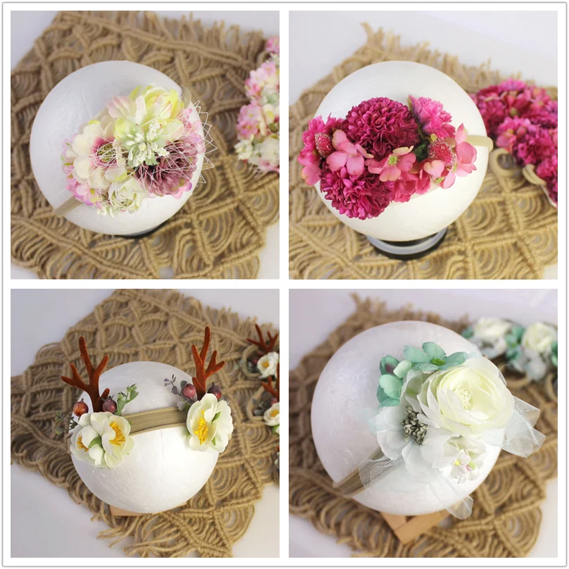 Baby photography headdress baby photography hand-made headdress floral baby photography accessories